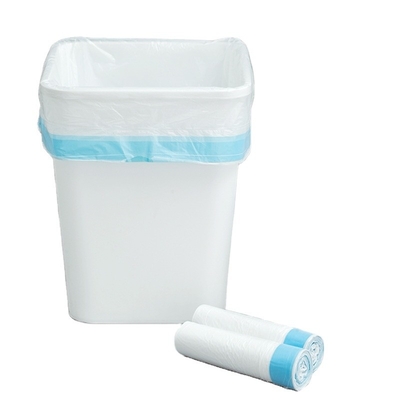 Bolsa de basura de HDPE de cuerda de tracción personalizada para compra a granel y personalización