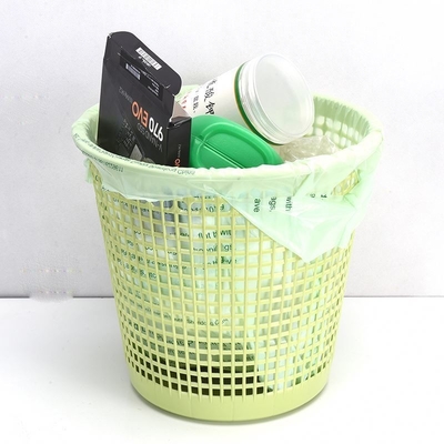 Embalaje de productos para el hogar Bolsa de compras de almidón de maíz biodegradable con tamaño personalizado
