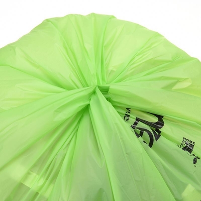 Bolsas de camisetas con sello de estrella 100% biodegradables y compostables en rollo para la recolección de residuos
