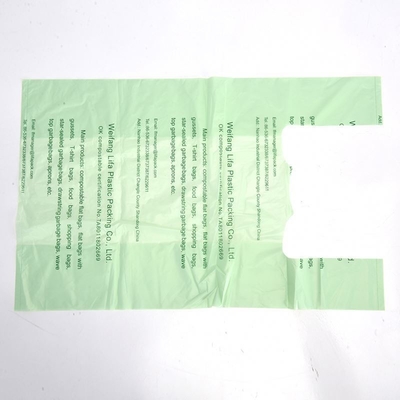 Se acepta el pedido personalizado de bolsas de plástico biodegradables compostables certificadas