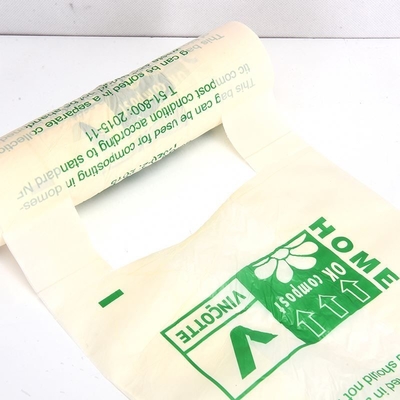 Se acepta el pedido personalizado de bolsas de plástico biodegradables compostables certificadas