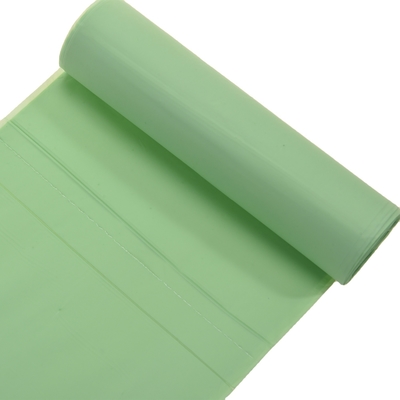 Saco de basura de almidón de maíz biodegradable verde y personalizado para soluciones ecológicas