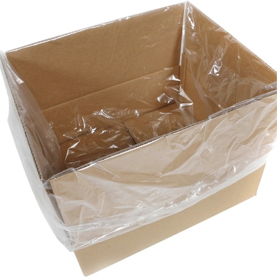 Suministro directo de revestimiento de cajas de cartón de plástico HDPE/LDPE/LLDPE para alimentos transparente y duradero