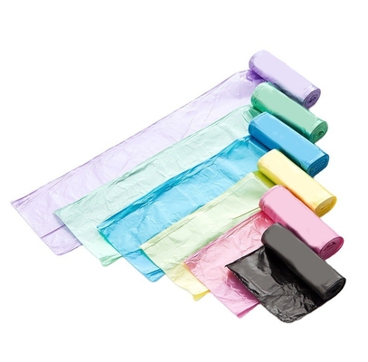 Bolsas de basura de plástico con colorido sello estrellado La solución perfecta para la gestión de residuos