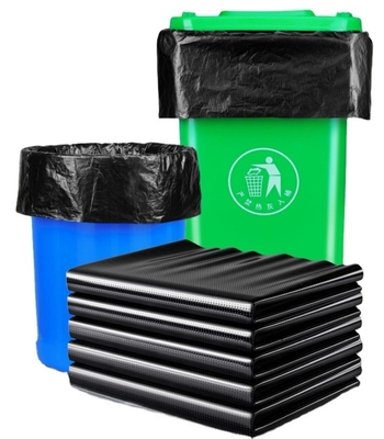 Fácil eliminación y seguridad Bolsas de plástico desechables de boca grande y plana con material grueso