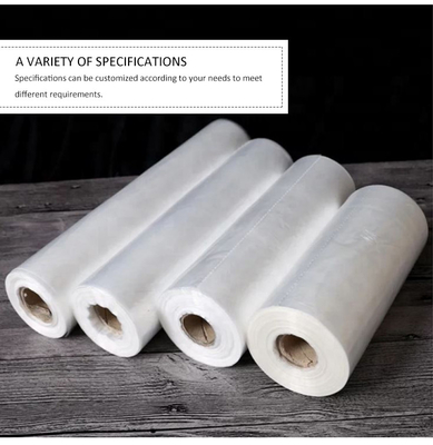 Bolsas de embalaje de rollo de alimentos de plástico HDPE transparentes personalizadas ventajosas