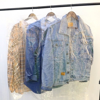 Bolsas de plástico transparentes no tóxicas para ropa a prueba de polvo para el almacenamiento de prendas de vestir