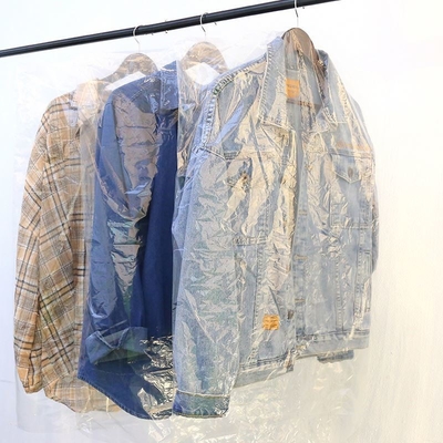 Bolsas de plástico transparentes no tóxicas para ropa a prueba de polvo para el almacenamiento de prendas de vestir