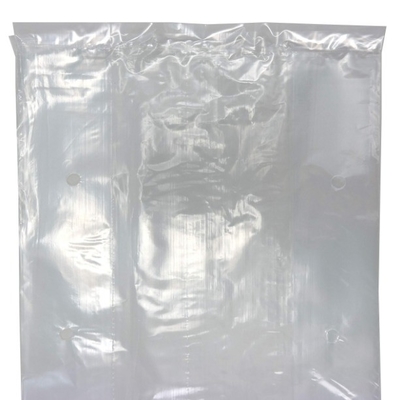 Calidad alimentaria PE alimento seco ventilado LDPE transparente sin impresión saco de lechuga para distribuidor