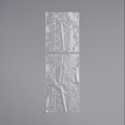 Calidad alimentaria PE alimento seco ventilado LDPE transparente sin impresión saco de lechuga para distribuidor