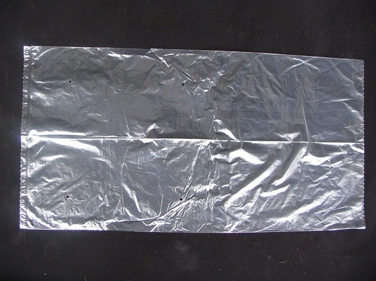 Calidad alimentaria PE alimento seco ventilado LDPE transparente sin impresión saco de lechuga para distribuidor