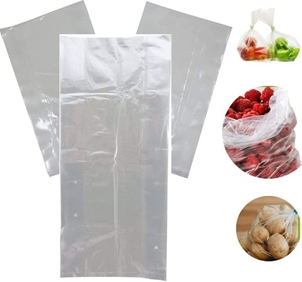 Fabricación de bolsas de PE perforadas respirables para frutas y hortalizas