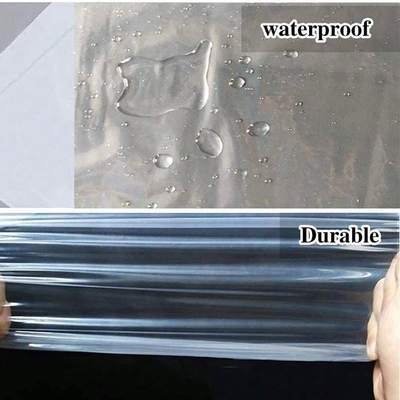 5.5-12.5 micrones espesor cubierta de polvo de plástico de mesa para muebles transparentes desechables