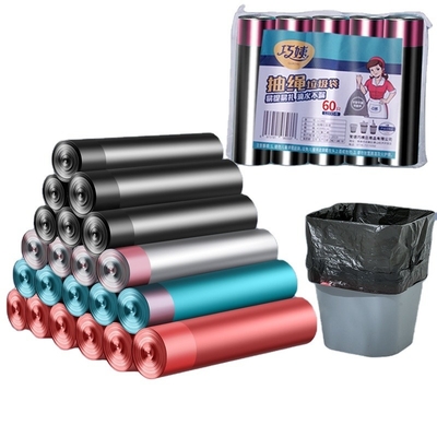 27L-240L Bolsa de plástico extra gruesa de basura de pp Logotipo personalizado Certificado de compostaje