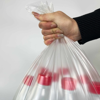 Supermercado Bolsa de basura de plástico de tipo rollo para el hogar con boca plana y punto de ruptura
