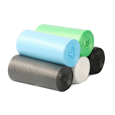 Residuos de uso doméstico y de oficina de HDPE/LDPE/LLDPE bolsas de basura de boca plana desechables