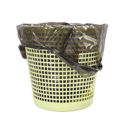 HDPE/LDPE/LLDPE Bolsas de basura portátiles desechables con fondo sellado