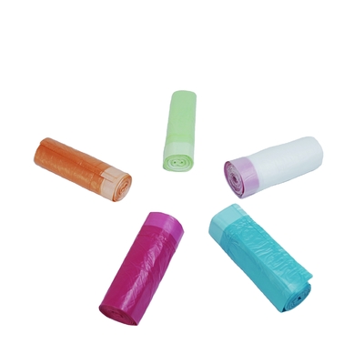 Pedido personalizado Bolsa de basura de venta aceptada con estructura de material HDPE/LDPE