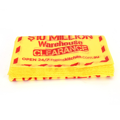 Bolsa de camiseta de HDPE/LDPE/LLDPE personalizada para compras en supermercados y envases para llevar