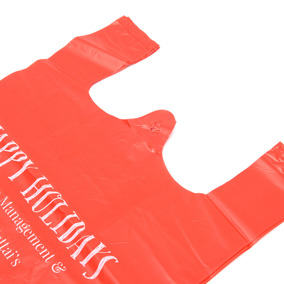 Bolso de chaleco impreso a medida para productos domésticos en el supermercado de color Material engrosado