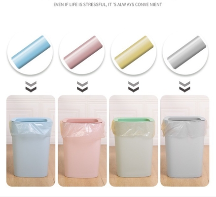 Bolsas de basura personalizadas de 13 galones o cualquier otro tamaño de foca de estrella HDPE/LDPE/LLDPE en negro