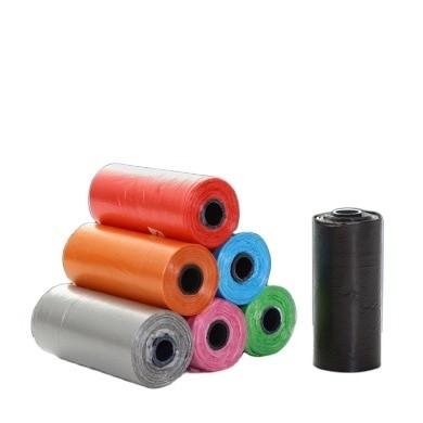OEM aceptado Compostable maíz de almidón biodegradable de plástico bolso de camiseta para la basura