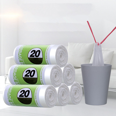 OEM aceptado Compostable maíz de almidón biodegradable de plástico bolso de camiseta para la basura