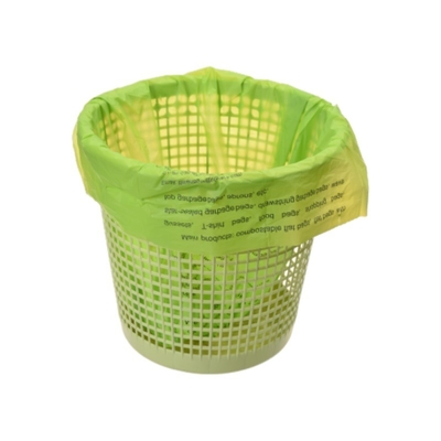 Pedido personalizado Bolsas de plástico biodegradables de color blanco verde de espesor transparente Bolsas personalizadas