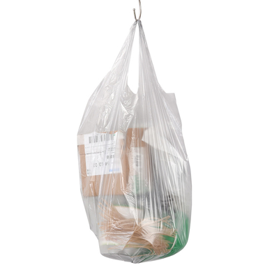 Supermercado Vestido de mano Bolsas de compras con impresión offset y plástico reciclable