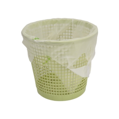 Pedido personalizado Bolsas de plástico biodegradables de color blanco verde de espesor transparente Bolsas personalizadas