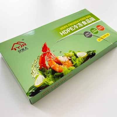 100% de HDPE virgen de frutas y verduras Bolsa plana en rollo Espesor de 5-50 micras Envasado a granel