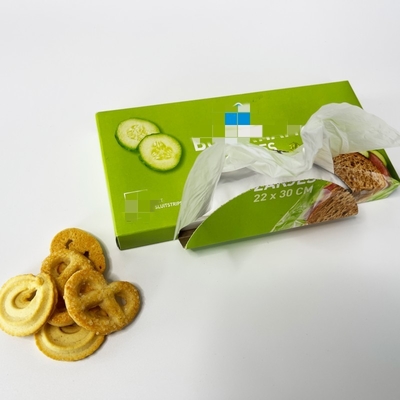 Bolsa de plástico biodegradable de plástico PE en rollo para protección clara y fresca