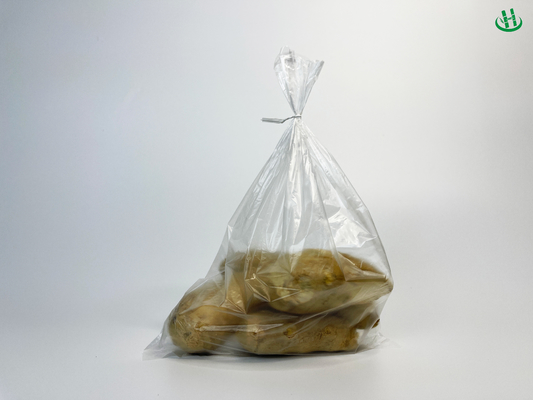 Bolsas transparentes de HDPE para vegetales bolsas de plástico resistentes al desgarro de HDPE/LDPE/LLDPE de supermercado