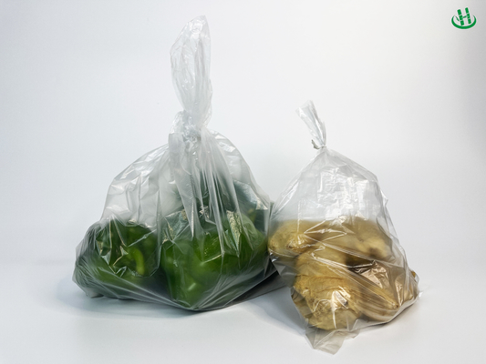 Certificado ok compost Oxo Bolsa de plástico biodegradable para compradores ecológicos y conscientes del medio ambiente