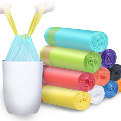 Limpieza para el hogar y la oficina OK Compost Certificado HDPE Rollo de bolsas de basura
