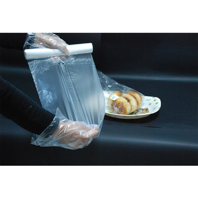 Embalaje de alimentos HDPE transparente LDPE Bolsa de plástico de comestibles en rollo con tamaño personalizado