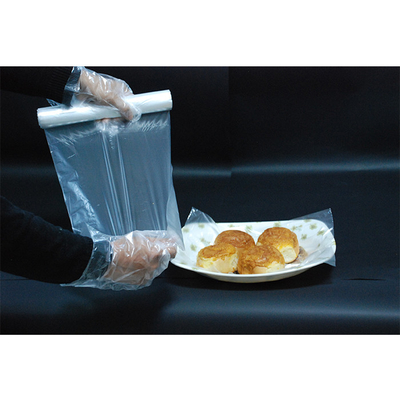 Embalaje de alimentos HDPE transparente LDPE Bolsa de plástico de comestibles en rollo con tamaño personalizado