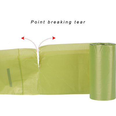 Residuos de basura Bolsas de plástico biodegradables y compostables con PBAT/PLA/almidón