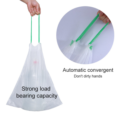Bolsas de basura de cuerda de tira personalizadas para la gestión de residuos domésticos