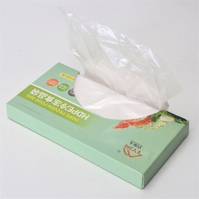 Embalaje transparente de protección de la frescura Bolsa de plástico en rollos para alimentos secos con color beige