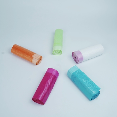 Bolsas con cuerda de tracción Diseño para basura Residuos de HDPE Bolsas de plástico de basura Embalaje personalizado