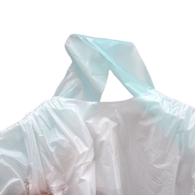 Saco de basura desechable de cuerda de tracción para el hogar con certificado OK Material HDPE de compost