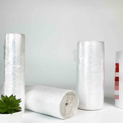 Saco de basura de tipo chaleco para productos del hogar HDPE/LDPE/LLDPE Saco de plástico negro desechable