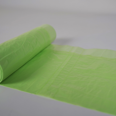 Bolsa de basura desechable de HDPE de colores con cierre con cuerda de tira