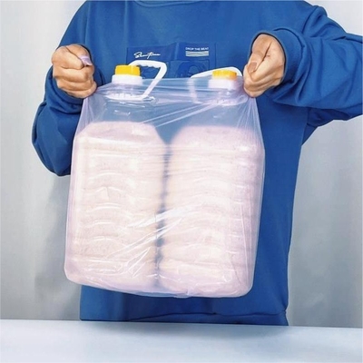 Orden personalizada Impresión offset Bolsa de basura de plástico sin cuerda de tira