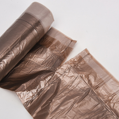 Se aceptan bolsas de basura de cocina de HDPE/LDPE/LLDPE con cuerda de tracción de uso pesado