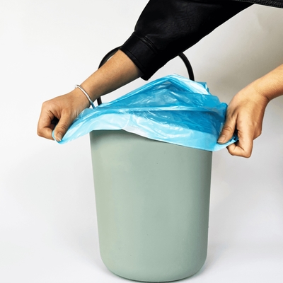 Bolsa de fondo cuadrado Bolsas de basura para la cocina Residuos de plástico biodegradable PE