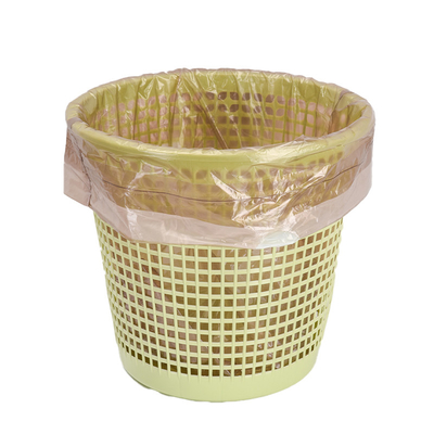 Saco de basura de LLDPE con cuerda de tira con aceptación de pedidos personalizados