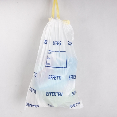Saco de basura de plástico de color verde o personalizado en rollo con un grosor de 5-50 micrómetros