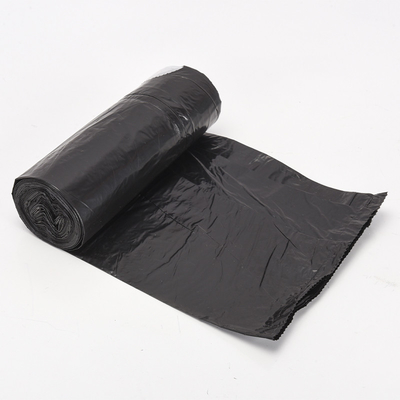 Saco de basura de construcción 120L HDPE 100L con cuerda de tracción para productos domésticos